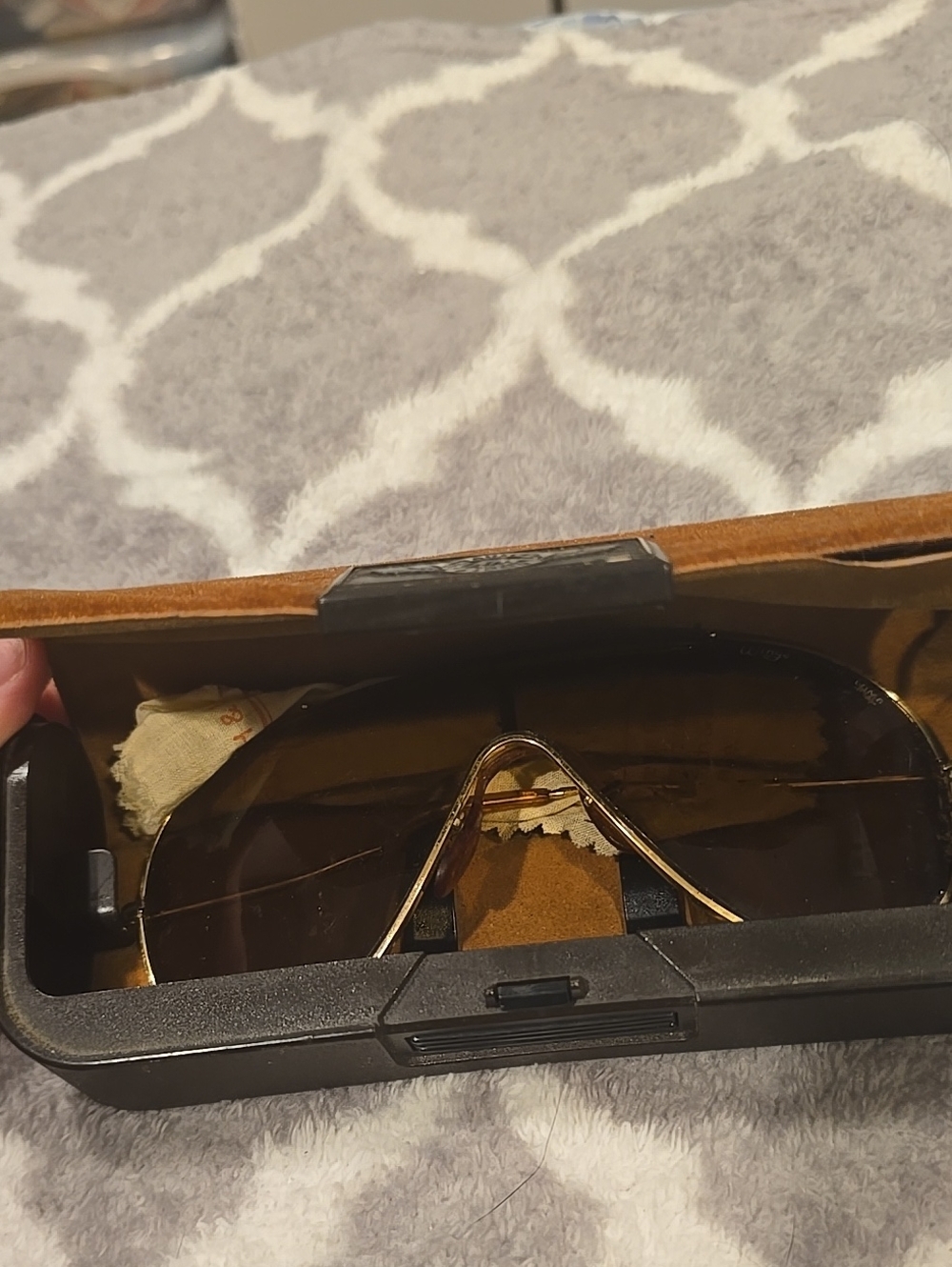 Vintage Bausch & Lomb Ray Ban Glasses READ Wings